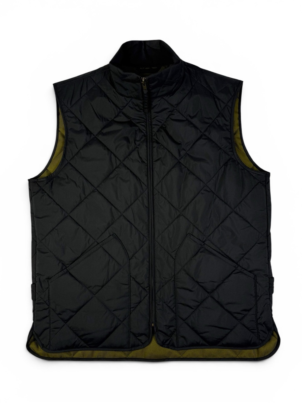 J.Crew Men’s Walker Quilted Vest NWOT Black Medium Heritage Lightweight